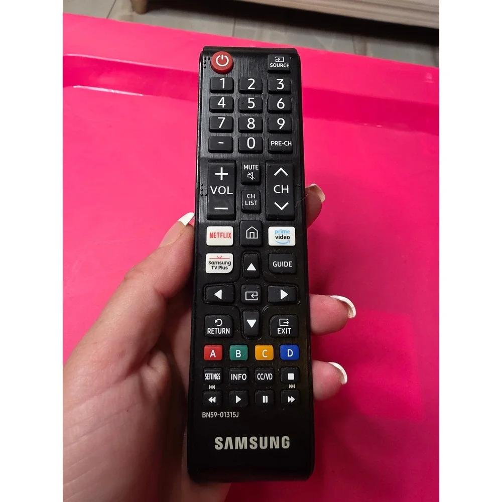 Samsung BN59-01315J Smart TV Remote Control Netflix Prime Video Black‎